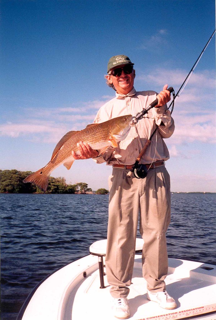 Tampa Bay Redfish fly fishing with Captain Russ Shirley.