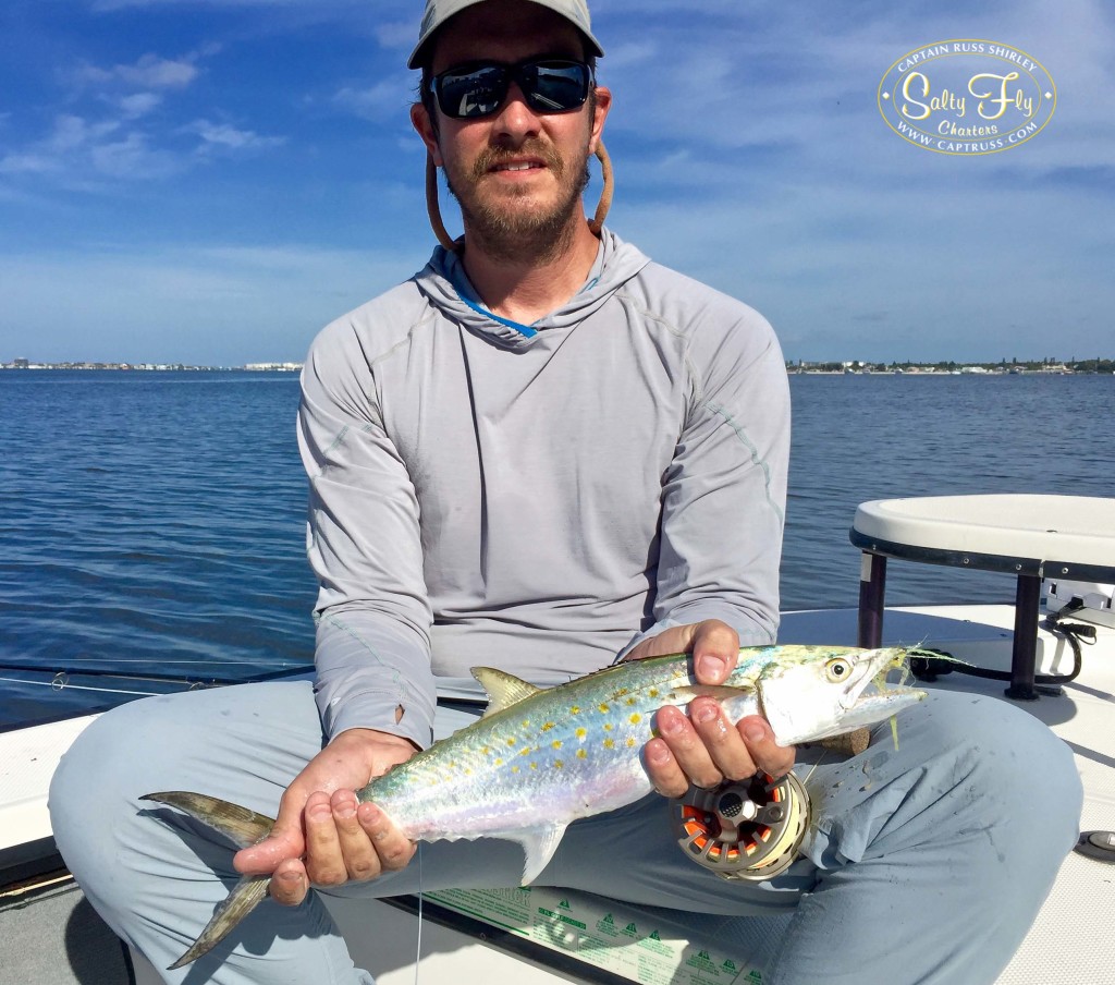 John Holt III with first Spanish Mackerel on fly!