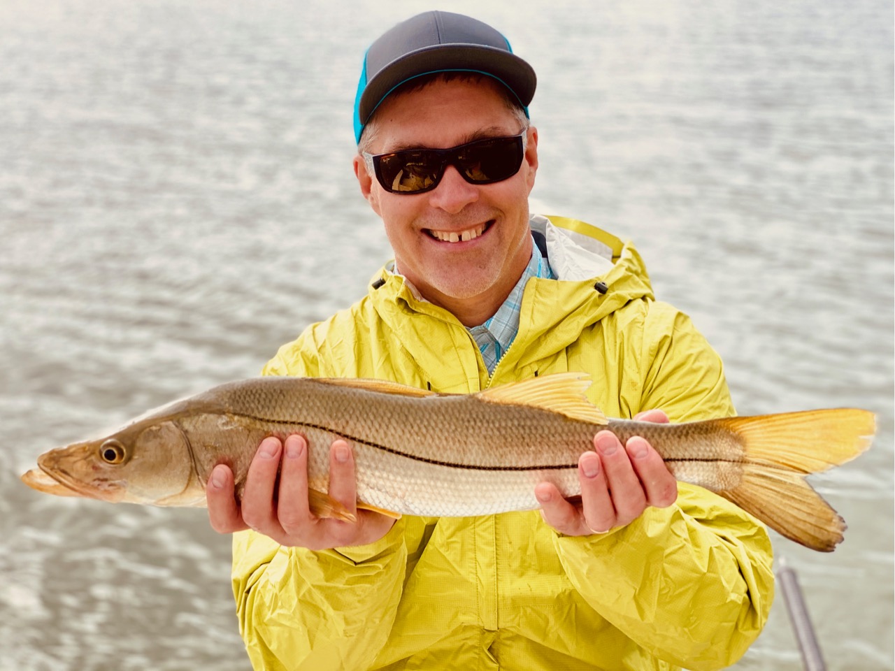 Mike Plowucha with one of many Snook.